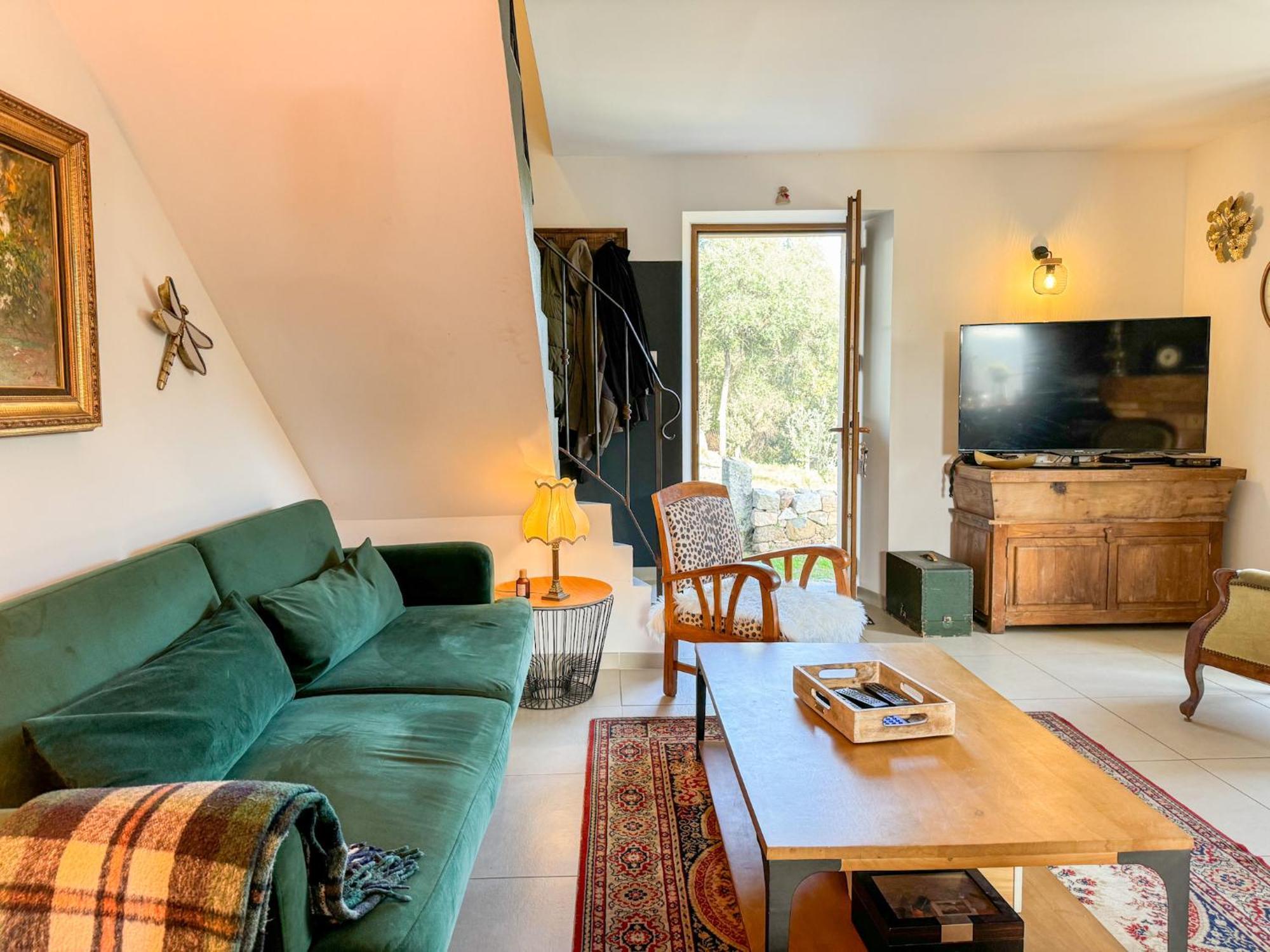 Maison De Campagne, Deux Chambres, Vue Sur Les Montagnes Sartène Exterior foto
